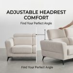 [Custom Made] SORA 3 Seater Sofa With Adjustable Headrest - Image 5
