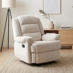 STRATUM Easy Clean Recliner Sofa-Beige