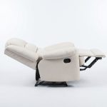 STRATUM Easy Clean Recliner Sofa-Beige - Image 3
