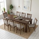 TEGUS 8 Seater Wooden Dining Set-Cocoa