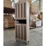 TORIA 4 Door Shoe Cabinet-Sonoma Oak - Image 5