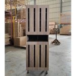 TORIA 4 Door Shoe Cabinet-Sonoma Oak - Image 6