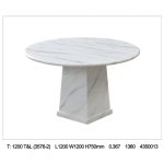 TWINE D120cm Marble Round Table - Image 5