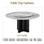 VANE D135/150cm Crystal Marble Round Table - Image 4