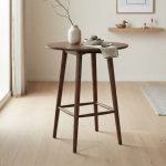 ZOLO 2 Seater Counter Bar Set-Medium Brown - Image 4