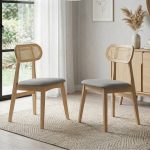 [Set of 2] ZONDA Dining Chair-Natural