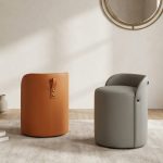 HOOK PU Leather Dressing Stool-2 Colors - Image 2