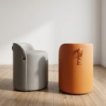 HOOK PU Leather Dressing Stool-2 Colors