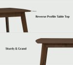 AVERAL 4 Seater Dining Set-Cocoa - Image 14