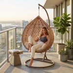 AZURE Egg Shaped Hanging Swing Chair