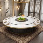 BISTA D240-260cm Round Sintered Stone Table