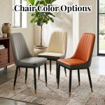 BODIL 6 Seater Sintered Stone Dining Set-3 Colors - Image 5