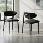 BULSON PU Dining Chair-Black