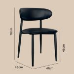 BULSON 4 Seater Sintered Stone Dining Set-2 Colors - Image 6
