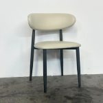 BULSON PU Dining Chair-Cream - Image 4