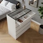 CARDIN 5 Drawer Chest With Jewelry Compartment-White - Image 2
