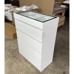 CARDIN 5 Drawer Chest With Jewelry Compartment-White - Image 7