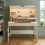 COBI 120cm Smart Study Desk-Oak+White