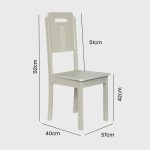 DANU 6 Seater Sintered Stone Dining Set-Cream - Image 10