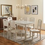 DANU 6 Seater Sintered Stone Dining Set-Cream - Image 3