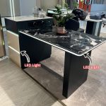 DOMA Sintered Stone Top Kitchen Island-White - Image 5