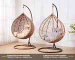 AZURE Egg Shaped Hanging Swing Chair - Image 3