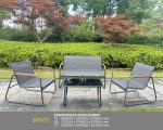 EDWD5283(GS-WOSC)S000BC Garden Set 1 + 1 + 2 Seats - Image 2