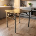 GORGE 80cm Stainless Steel Foldable Banquet Table