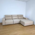 MESA L Shaped 3 Seater Pet Friendly Sofa-Stone - Image 7