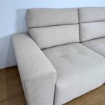 MESA L Shaped 3 Seater Pet Friendly Sofa-Stone - Image 5