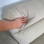 MESA L Shaped 3 Seater Pet Friendly Sofa-Stone - Image 4