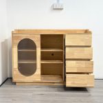 MOLY 120cm Wooden 2 Door 4 Drawer Sideboard-Natural - Image 5