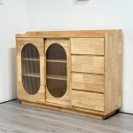 MOLY 120cm Wooden 2 Door 4 Drawer Sideboard-Natural - Image 3