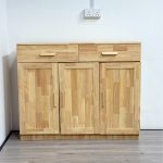MOLY 3 Door 2 Drawer Wooden Shoe Cabinet-Natural - Image 10