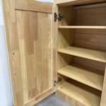 MOLY 3 Door 2 Drawer Wooden Shoe Cabinet-Natural - Image 7