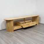 MOLY 180cm Solid Wood TV Cabinet-Natural - Image 7