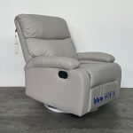 NEVA PU Leather Recliner Sofa-Grey - Image 6