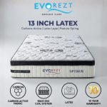 EVOREZT Optimum 13 Inch Latex With Carbon Active Fabric Mattress