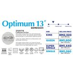 EVOREZT Optimum 13 Inch Latex With Carbon Active Fabric Mattress - Image 3