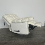 POUF Soft Dimity Fabric Recliner Sofa-Cream - Image 6