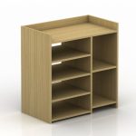 RAIDEN 70cm Open Shoe Rack-Oak - Image 2