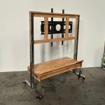 RIFT 100cm Solid Wood Mobility TV Cabinet - Image 8