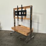 RIFT 100cm Solid Wood Mobility TV Cabinet - Image 7