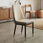 ROSELLE PU Dining Chair-Cream