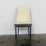 ROSELLE PU Dining Chair-Cream - Image 4