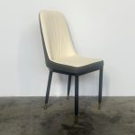 ROSELLE PU Dining Chair-Cream - Image 3
