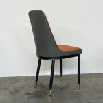 ROSELLE PU Dining Chair-Orange - Image 3