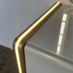 SATORI Extendable LED Mirror Dressing Table Set-Cream - Image 4