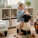 SHAUN The Sheep Kids Plush Stool-3 Colors - Image 2