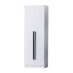 SHEILA 2 & 3 Door Wardrobe-White - Image 5